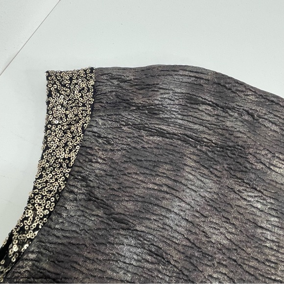 Miss Me Metallic Sequin Top Size L never worn - Picture 4 of 8